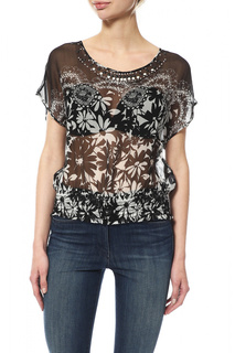 Блуза женская Elisa Fanti 3CB051 черная 44