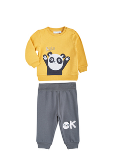 Комплект одежды для новорожденных Kari baby AW20B07103209 желтый/серый р.86