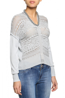 Пуловер женский OPHRYS P1630 серый 40