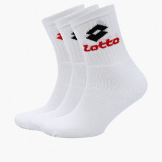 Носки унисекс Lotto Sock Quarter - Pk3Prs белые 42-46