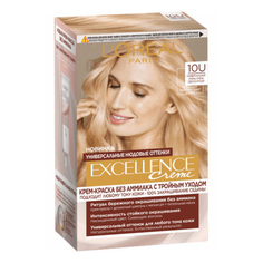 Краска для волос LOreal Paris Excellence 10U универсальный очень-очень светло-русый 270мл