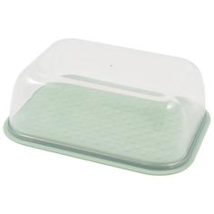 Масленка двухсторонняя 145х110х55 мм мятный Plast Team