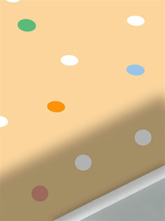 Простынь на резинке Сказка -Yellow- натяжная 160х200х26 см 2-спальная