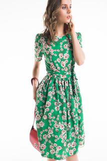Повседневное платье женское LA VIDA RICA 5719 зеленое 42