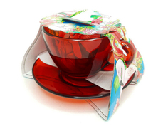 Чайная пара Рубин арт.337-Н7 "Коралл"