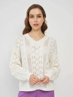 Пуловер женский VAY 5221-41233 белый 50-52 RU