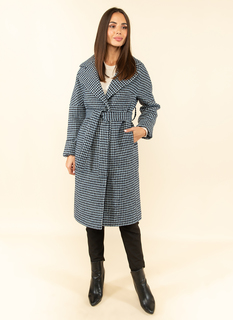 Пальто женское Galla Lady 55101 синее 52 RU
