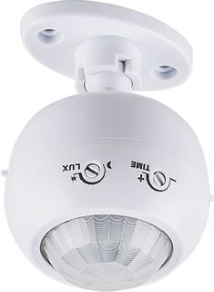Датчик движения поворотный Feron 22074 SEN16 1200W 230V IP20 накладной 8см 120°/360°