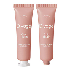 Тинт для губ щек и глаз Divage Chic touch matte кремовый тон 02 12 мл