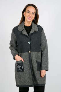 Пальто женское Futura 26700 серое 1