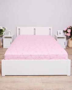 Простыня обычная из поплина "Всё себе", Гриз, Размер: 1.5