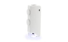 Мини-микроскоп Veber 160х-200х, LED подсветка, футляр 22707