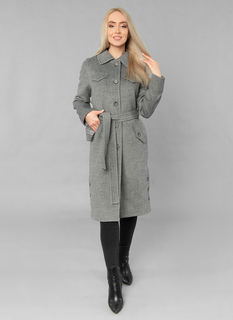 Пальто женское Galla Lady 48175 серое 42 RU