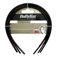 Ободки для волос Babyliss черные 3 шт