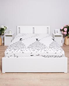 Простыня на резинке из поплина "Всё себе", Мейбл, Размер: 140 х 200