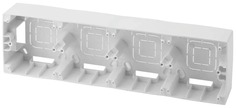 Коробка наклад. монтажа ERA 12-6104-01 4 поста, белый