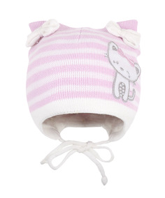 Шапка детская Чудо-кроха Cd-964(1) цв. белый р. 40