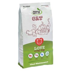 Сухой корм для кошек AMI Indoor, злаки, овощи, 1,5кг