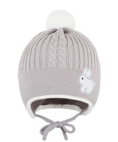 Шапка детская Чудо-кроха Cd-939 цв. серый р. 40