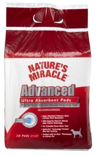 Пеленки для щенков одноразовые Nature’s Miracle Advanced Ultra Absorbent 61 x 58,4 см 10шт