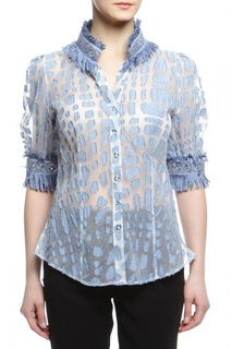 Блуза женская Maria Grazia Severi 5PS02164068 голубая 44