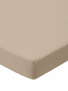 Простыня натяжная трикотажная 180x200+25 см, бежевый DeНАСТИЯ 8297 C000003