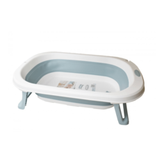 Ванночка для купания MiniKid MiniWorld складная, голубой ВанMinidrГол