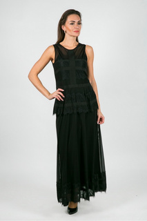 Платье женское DONATELLA VIA ROMA 1060_A черное M