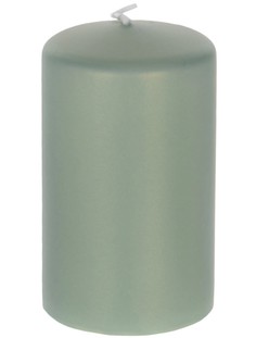 Декоративная свеча Wenzel Velours изумрудная 6 х 10 см