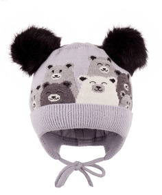 Шапка детская Чудо-кроха Cz-124 цв. серый р. 42