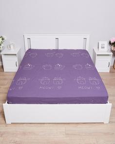 Простыня обычная из поплина "Всё себе", Слаш, Размер: 2.0