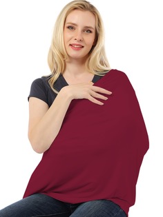 Накидка для кормления Mums Era Бэлла бордо P36804