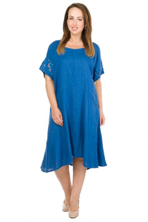 Платье женское LE FATE LF0430A_3 синее 2XL