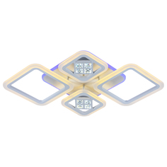 Светодиодная люстра 18024/2+2 WHT 112W+10W RGB Profit Light
