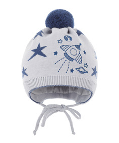 Шапка детская Чудо-кроха Cd-972 цв. серый р. 42