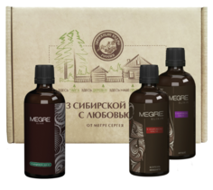 Подарочный набор Природная аптека 3 Эликсира для здоровья) Мегре