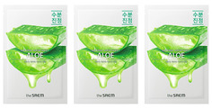 Маска The Saem тканевая для лица с экстрактом алоэ вера Natural Aloe Mask Sheet 21мл 3шт
