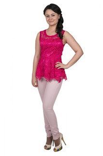 Топ женский Twin-Set Jeans J2S4EA_1 розовый L