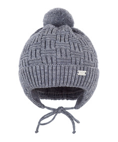 Шапка детская Чудо-кроха Cz-181 цв. серый р. 46