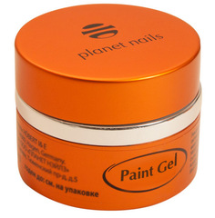 Гель краска Planet Nails, Paint Gel, желтая, 5 г 11804