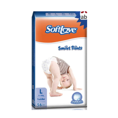 Подгузники-трусики Softlove Smart Pants L56 9-14 кг P00119B-1