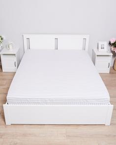 Простыня на резинке из поплина "Всё себе", Меривеза, Размер: 180 х 200