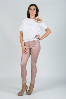 Брюки женские Twin-Set Jeans JA52BF_1 розовые 25