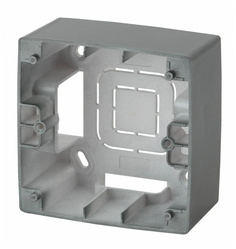 Коробка для накладного монтажа ERA 12-6101-12, 1 пост, графит