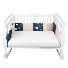 Бортик в кроватку AmaroBaby 12 предметов Galaxy синий