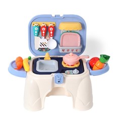 Игровой набор Детский кухонный стульчик 19 деталей 113028 No Brand