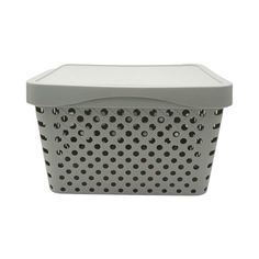 Корзина с крышкой Архимед 11 л 36,5 х 27,5 х 14 см