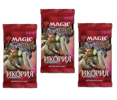 Бустер Wizards of the Coast 3 бустера-репака Икория: Логово Исполинов на русском языке