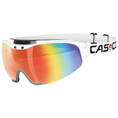Горнолыжная маска Casco Spirit Carbonic 2020/2021 white-rainbow, M