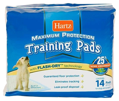 Пеленки для собак одноразовые Hartz Training Pads Maximum Protection 56 x 56 см, 14 шт
